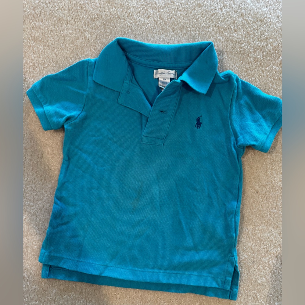 Polo by Ralph Lauren Kids Teal Polo Shirt